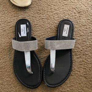Sandals glittery
